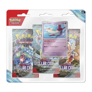 Pokemon STELLAR CROWN 3 PACK BLISTER (İngilizce)