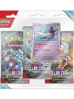 Pokemon STELLAR CROWN 3 PACK BLISTER