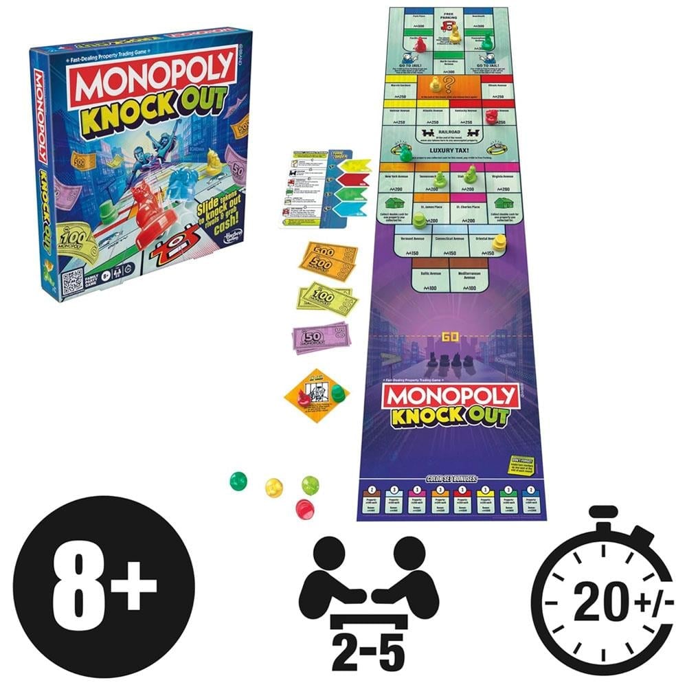Monopoly Knockout F8995 - Görsel 3