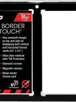 Ultra Pro 35pt 2-Card Black Border