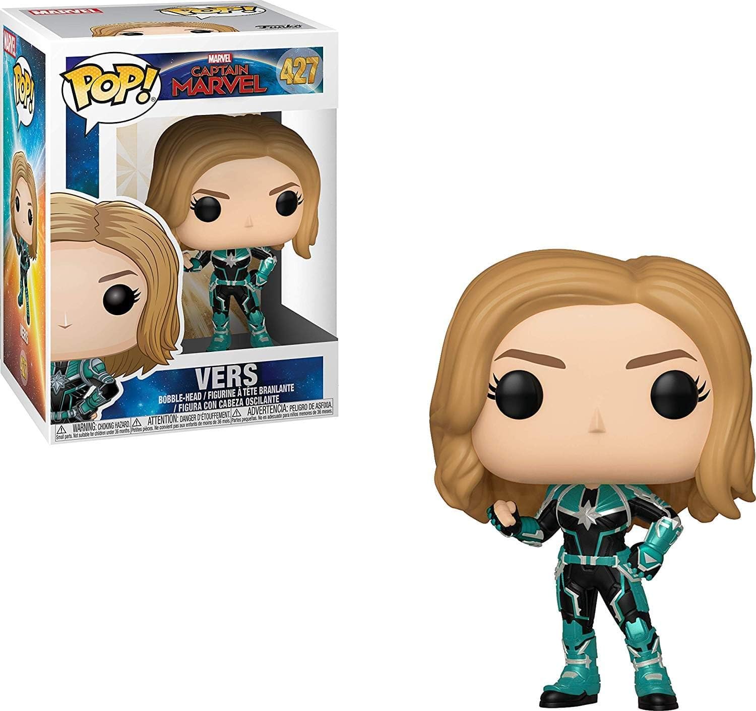 Funko POP Marvel: Captain Marvel - Vers - Görsel 2