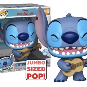 Funko Pop Jumbo Stitch With Ukulele No:1419 25cm