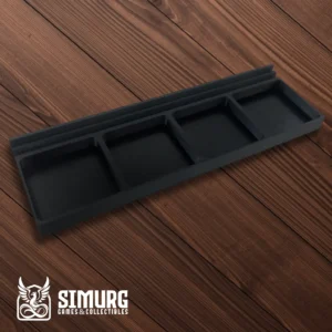 Kart ve Kaynak Platformu - Siyah (4'lü Set)