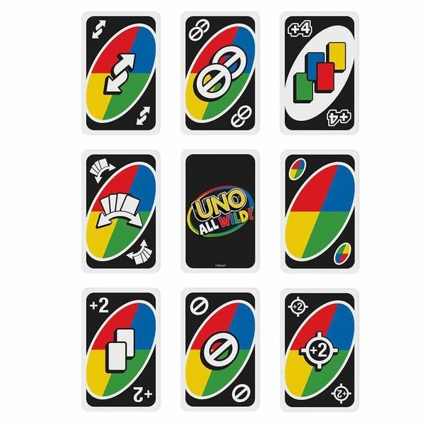 Uno All Wild CDU Kart Oyunu HHL35 - Görsel 3