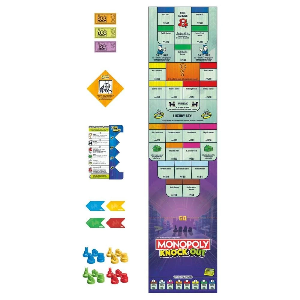 Monopoly Knockout F8995 - Görsel 4