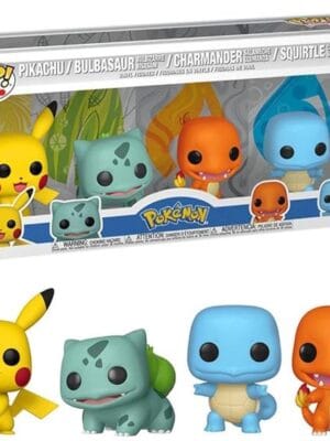 Funko Pop Pokemon: Starters 4-Pack