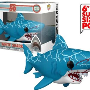 Funko Pop Super Movies Jaws 50th Anniversary – Great White Shark (retro) No:1754