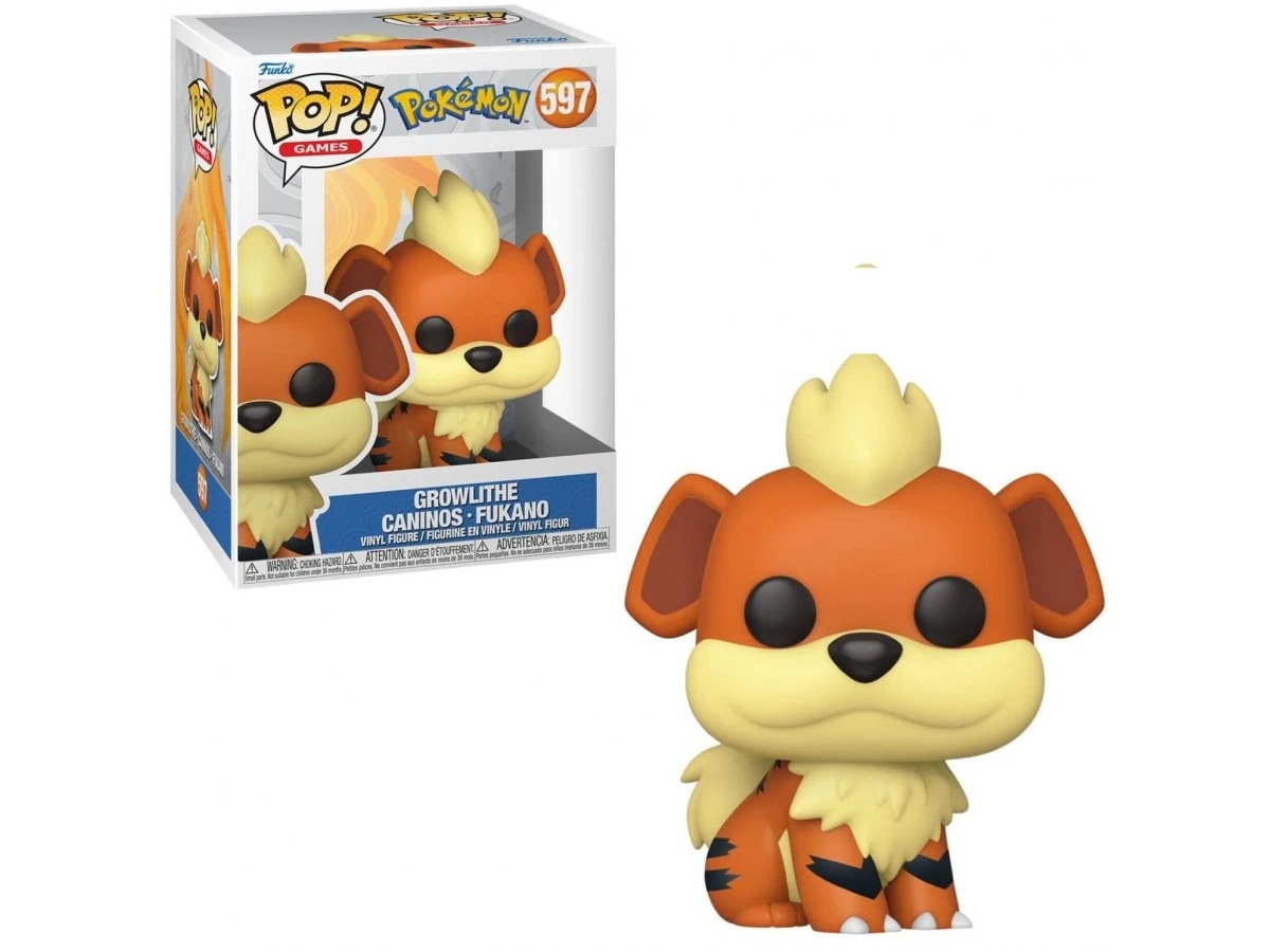 Funko Pop! Pokemon: Growlithe Caninos Fukano No:597 - Görsel 2