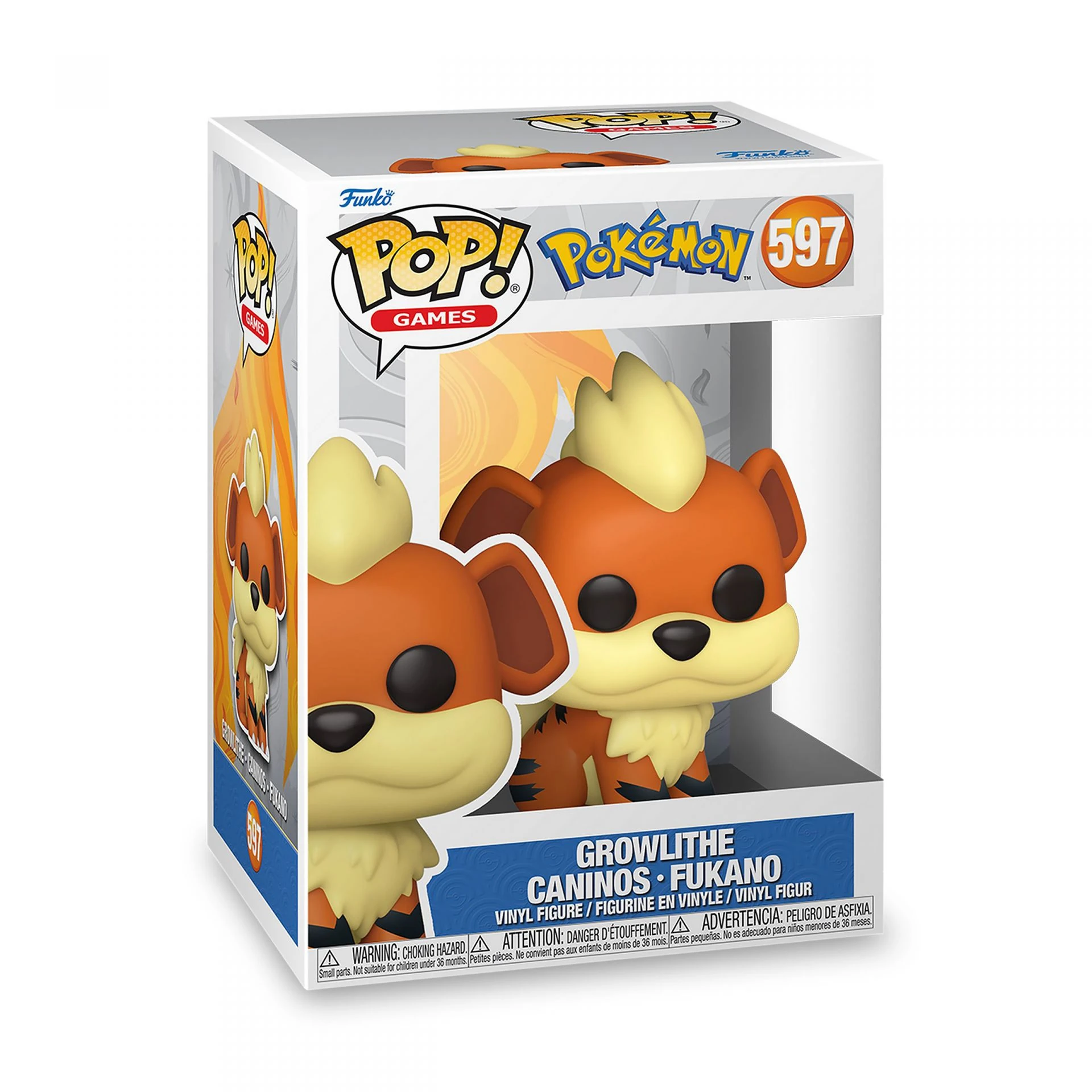 Funko Pop! Pokemon: Growlithe Caninos Fukano No:597 - Görsel 3