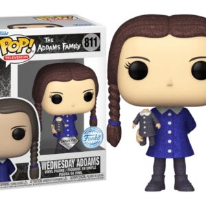 Funko Pop Television The Addams Family - Wednesday Addams Diamond Glitter Black