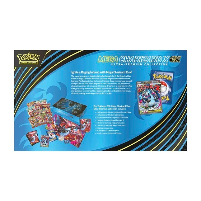 Pokemon MEGA CHARIZARD X EX ULTRA PREMIUM COLLECTION (UPC) (İngilizce) - Görsel 2