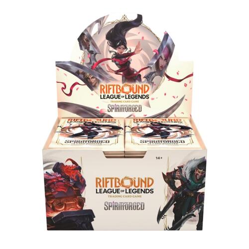 League of Legends Riftbound Trading Card Game Spiritforged Booster Box 24'lü (İngilizce)