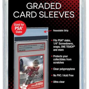 Ultra Pro Soft Sleeve Psa Graded Card Sleeves Ağzı Kapanabilir 100'lü