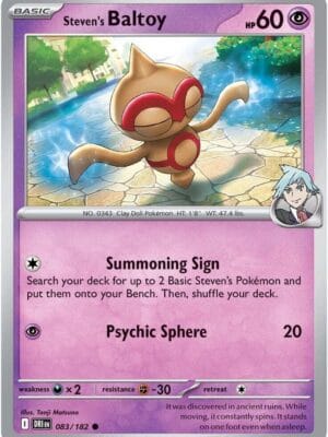 Steven's Baltoy Pokemon