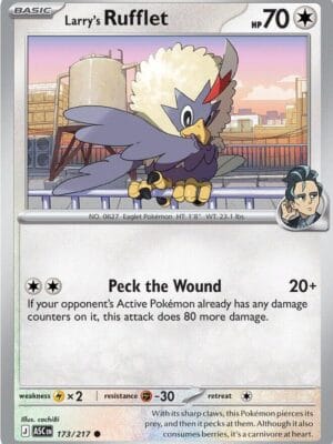 Larry's Rufflet Pokemon