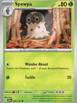 Spewpa Pokemon