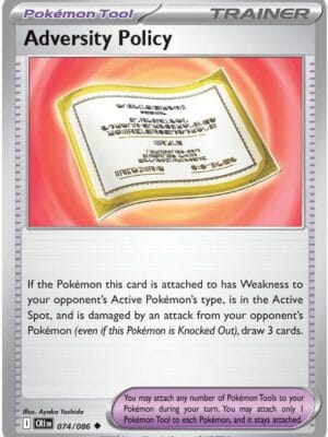 Adversity Policy Pokemon