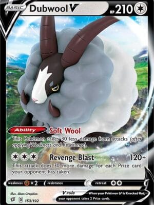 Dubwool V Pokemon