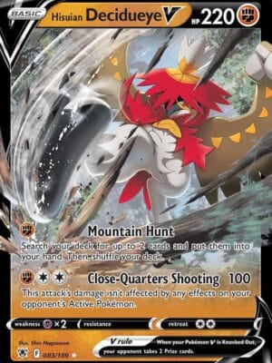 Hisuian Decidueye V Pokemon