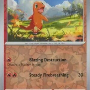Charmander [Reverse Holo] #7 - Pokemon Paldean Fates