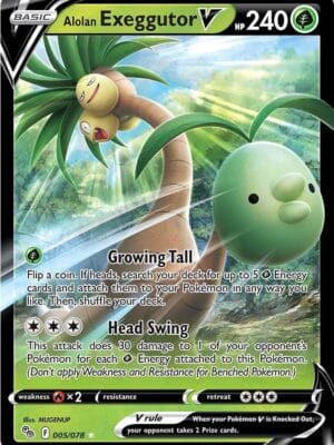 Alolan Exeggutor V Pokemon