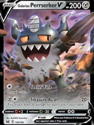 Galarian Perrserker V Pokemon