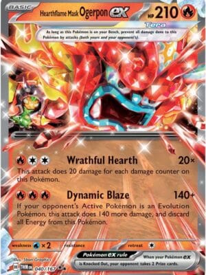 Hearthflame Mask Ogerpon ex Pokemon