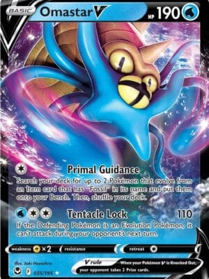 Omastar V Pokemon