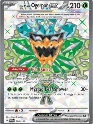 Teal Mask Ogerpon ex Pokemon