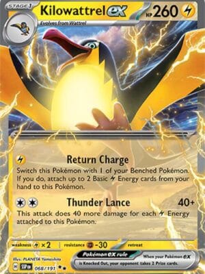 Kilowattrel ex Pokemon