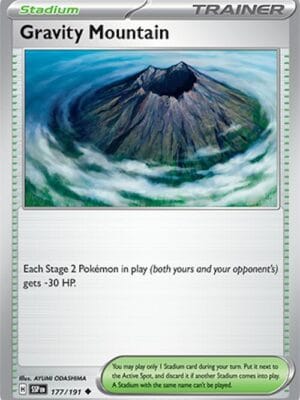 Gravity Mountain Pokemon