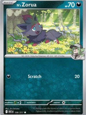 N's Zorua Pokemon