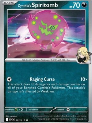 Cynthia's Spiritomb Pokemon