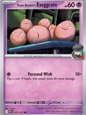 Team Rocket's Exeggcute Pokemon