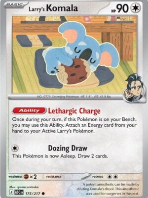 Larry's Komala Pokemon