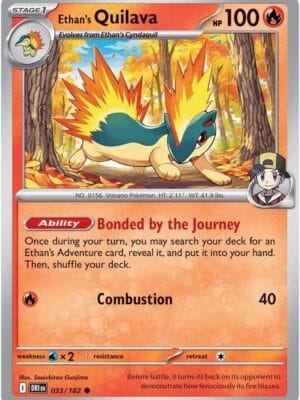 Ethan's Quilava Pokemon