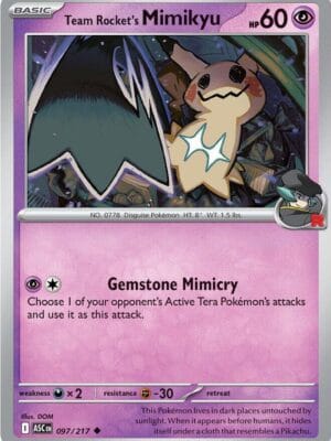Team Rocket's Mimikyu Pokemon