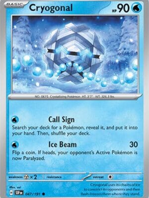 Cryogonal Pokemon