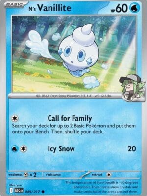 N's Vanillite Pokemon