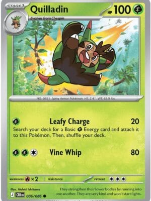 Quilladin Pokemon