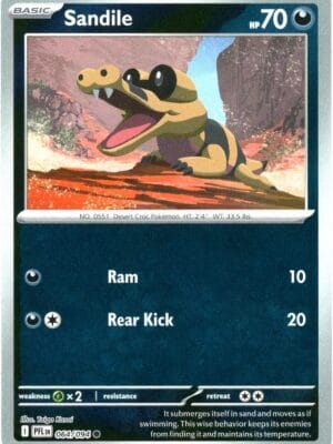 Sandile Pokemon