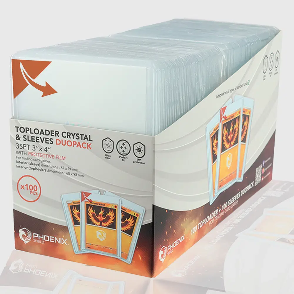 Toploader & Sleeve Duo Pack (100'lü Kutu)