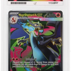 Mega Charizard X ex #109 ACE 10 - Pokemon Phantasmal Flames