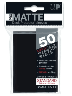Ultra Pro Pro-Matte Standard Deck Protector Black Sleeve 50'li Paket