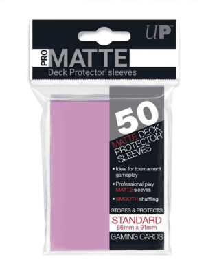 Ultra Pro Pro-Matte Standard Deck Protector Pink Sleeve 50'li Paket