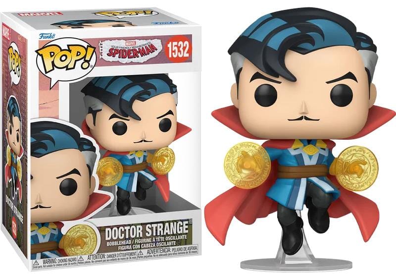 Funko POP Marvel Friendly Neighborhood Spider-Man – Doctor Strange Bobble-Head