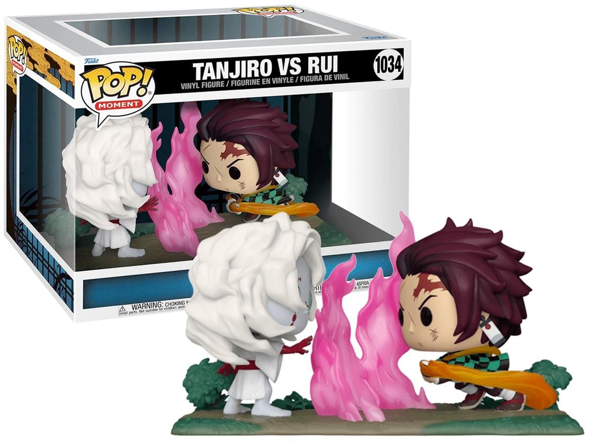 Funko Pop Moments: Demon Slayer - Tanjiro Vs Rui No:1034