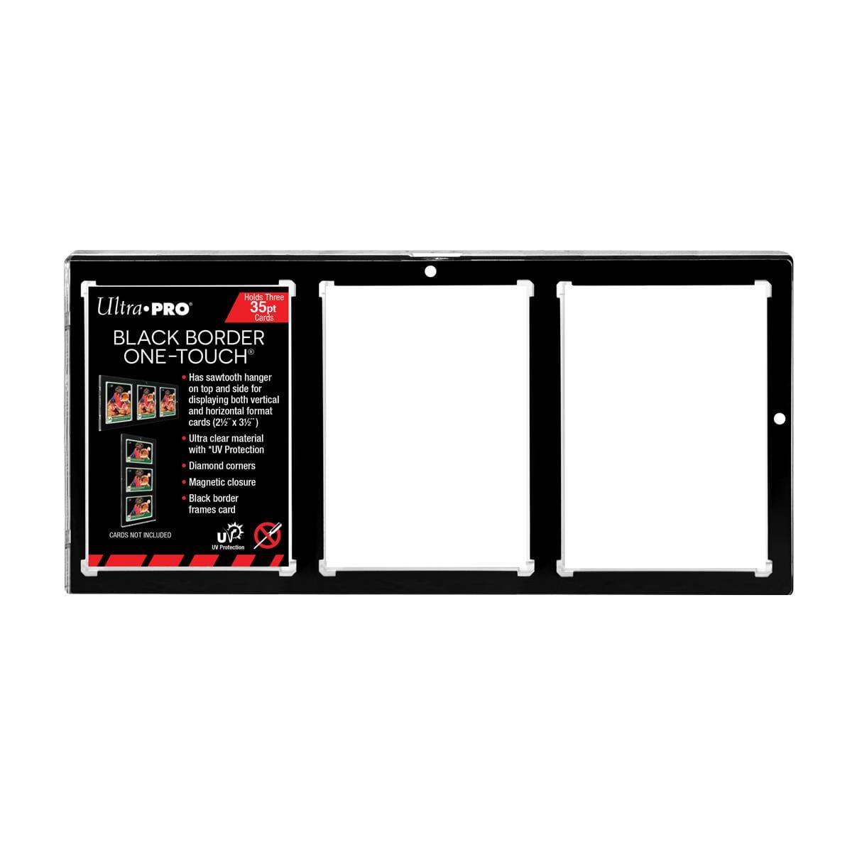 Ultra Pro 35pt 3-Card Black Border Uv One-Touch Mıknatıslı Kart Sergileme Çerçevesi